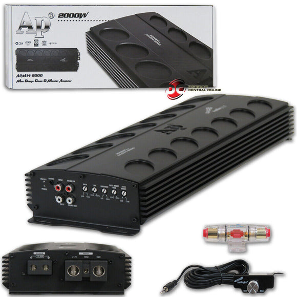 Audiopipe APMN-2000 1-channel Mono Block Car Audio Amp Amplifier 2000 Watts