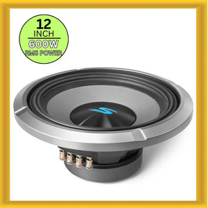 Alpine S-Series S2W12D4 12 Inch Dual 4 OHM Car Subwoofer 600 Watts RMS Power