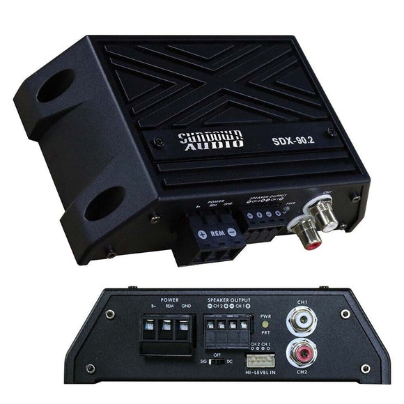 Sundown Audio SDX-90.2 Class-D 2 Channel Compact Amplifier 240 Watts RMS New