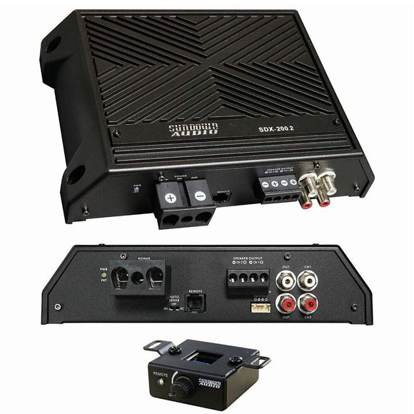 Sundown Audio SDX-200.2 2 Channel Compact Amplifier 400 Watts RMS