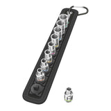 Wera Belt A 4 Zyklop Socket Set 1/4" Drive Metric Sockets - 9 Piece Set