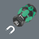 WERA KRAFTFORM KOMPAKT STUBBY MAGAZINE 2 BITHOLDING SCREWDRIVER - 6 PC. SET