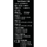 Wera 05073220001 Tool Check 1 SB Tools Set - 38-pc. Set