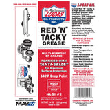 Lucas Oil 10005-30 Multi Purpose Red N Tacky Grease (14 oz Cartridge) - 30 PACK