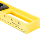 Mayes 10100 36" Polystyrene Level w/ Top View & 3 High Visibility Vials