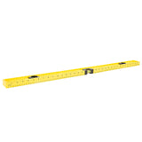 Mayes 10100 36" Polystyrene Level w/ Top View & 3 High Visibility Vials