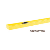 Mayes 10100 36" Polystyrene Level w/ Top View & 3 High Visibility Vials