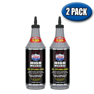 Lucas Oil 10118 High Mileage Oil Stabilizer, 32 oz. Bottle - 2 Pack