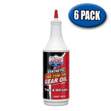 Lucas Oil 10121 Synthetic SAE 75W-140 Gear Oil, 1 quart - 6 PACK