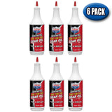 Lucas Oil 10121 Synthetic SAE 75W-140 Gear Oil, 1 quart - 6 PACK