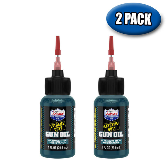 Lucas Oil 10875 Extreme Duty Gun Oil, 1 Oz. Bottle - 2 PACK