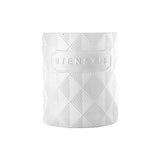 Ceramic Round Utensil Jar / Holder - Matte White Finish