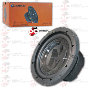 MEMPHIS 15-PRX8D4 8" 4-OHM VOICE COIL CAR AUDIO SUBWOOFER (POWER REFERENCE SERIES)