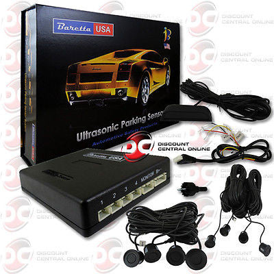 Baretta BU-CP8-l4-mat Ultrasonic Parking Sensor W/ Distance Display (Matte Black)