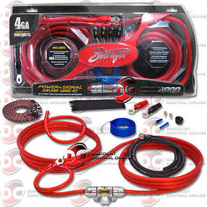 Stinger SK4641 4 gauge 4000 series power amplifier installation kit