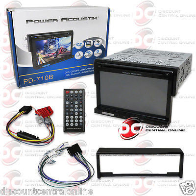 POWER ACOUSTIK PD-710B SINGLE DIN STEREO WITH 7