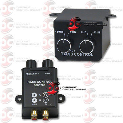 UNIVERSAL CAR AMPLIFIER REMOTE LEVEL BASS KNOB CONTROL VIA RCA RCA AUDIO