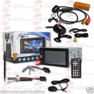 SOUNDSTREAM VR-64H2B CAR 2DIN 6.2" CD DVD BLUETOOTH STEREO FREE 170° REAR CAMERA