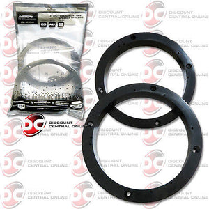 Universal 1" Plastic Spacer Rings for 5.25" and 6.5" Round Speakers