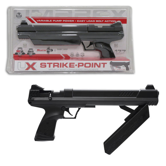 Umarex Strike Point Multi-Pump Bolt Action Pellet Air Pistol - .22 / .177 Cal