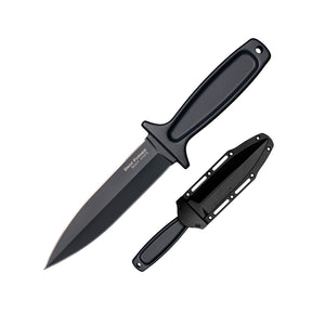 Cold Steel Drop Forged Boot Knife 5" Double Edged Carbon Steel Blade | 36MB