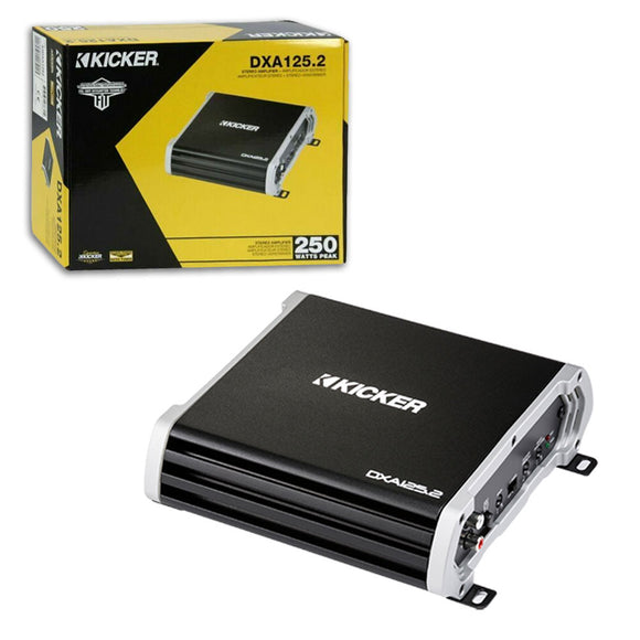 Kicker DXA125.2 2-Channel Full Range Car Stereo Amplifier