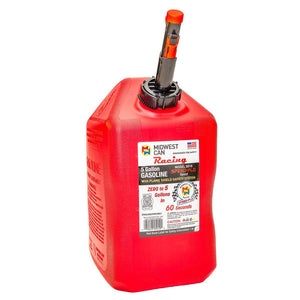 Midwest 5 Gallon Gasoline Racing Can w/ Speed Flo Spout