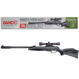 Gamo Whisper Fusion Mach 1 IGT Gas Piston .22 Cal Break Barrel Air Rifle with Scope