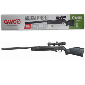 Gamo Wildcat Whisper IGT Gas Piston .22 Cal Break Barrel Air Rifle With 4x32 Scope
