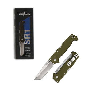 COLD STEEL SR1 TANTO POINT TACTICAL FOLDING KNIFE 4" S35VN STEEL BLADE | 62LA
