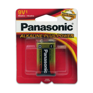 Panasonic 9 Volt 9V Alkaline Plus Power Battery