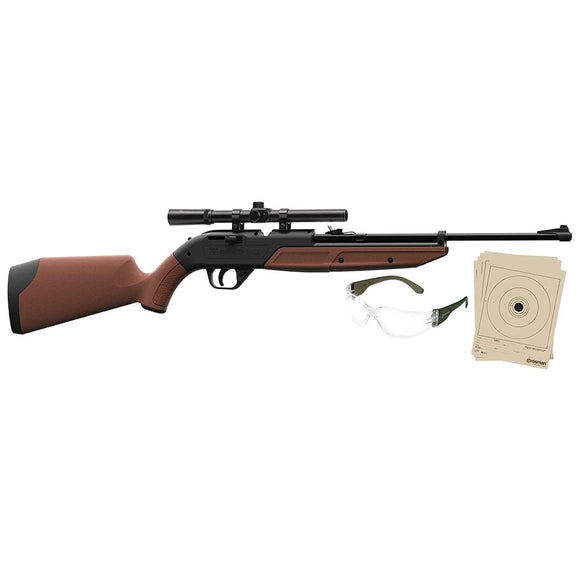 Crosman 760 Pumpmaster Classic Air Rifle Kit w/ 4x Scope Ammo Glasses Targets