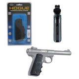 Hogue 82080 Black Rubber Grip w/ Finger Grooves for Ruger MK III 22/45 RP