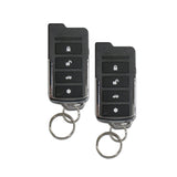 SCYTEK A15+ CHROME KEYLESS ENTRY CAR ALARM SYSTEM W/ 2 5-BUTTON KEY FOB REMOTE