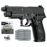 SIG SAUER AIR P226 .177 CAL PELLET BLOWBACK CO2 POWERED AIR PISTOL BUNDLE