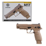 Sig Sauer Air M17 Semi Auto CO2 Powered Blowback .177 Cal Pellet Air Pistol (Coyote Tan)