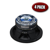 Audiopipe APMB-8-D 8” Low Mid Frequency Loudspeaker - 4 PACK