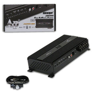 AUDIOPIPE APMCRO-1800 CLASS D MONOBLOCK MICRO CAR AMPLIFIER