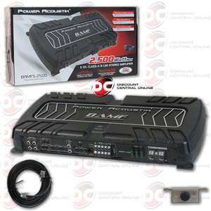 Power Acoustik BAMF5.2500 5-channel Class-A/B Bridgeable Amplifier