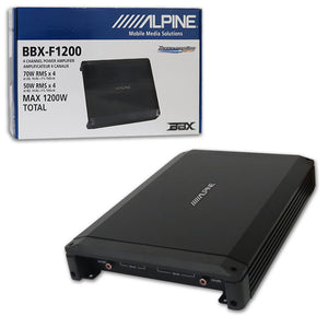 ALPINE BBX-F1200 CLASS-AB 4-CHANNEL BRIDGEABLE CAR AMPLIFIER