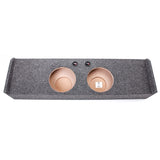 QPower Dual Hole 10″ Underseat Subwoofer Enclosure Box for 2009-2019 F150 Super Crew