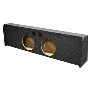 QPower Dual Hole 10″ Underseat Subwoofer Enclosure Box for 2009-2019 F150 Super Crew