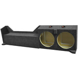 Q POWER DUAL 10″ UNDERSEAT SEALED WOOFER ENCLOSURE FOR FRONTIER CREW CAB 2005-2021