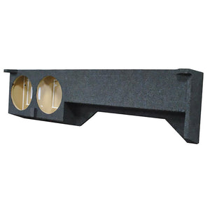 Q POWER DUAL 10″ UNDERSEAT SEALED WOOFER ENCLOSURE FOR FRONTIER CREW CAB 2005-2021