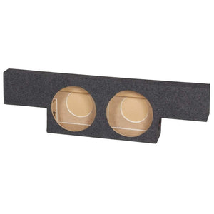 Q Power Dual 10" Subwoofer Enclosure Box For Chevy/GMC 2004-2006 Crew Cab