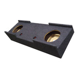 QPower Dual 10" Underseat Downfire Subwoofer Box for ’07-’13 GMC Chevy Crew Cab