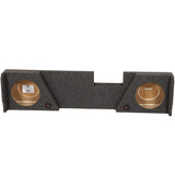 Q Power Dual 12" Subwoofer Carpeted Enclosure Box for 2014-2019 GMC / Chevrolet Double Cab