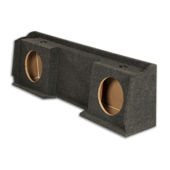 QPower GMC12 DF Dual 12″ Subwoofer Enclosure fits 99-06 GMC/Chevy Extended Cab