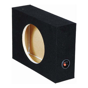 QPOWER SINGLE 12″ SHALLOW MOUNT SEALED EMPTY WOOFER ENCLOSURE SUB BOX