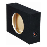 QPOWER SINGLE 12″ SHALLOW MOUNT SEALED EMPTY WOOFER ENCLOSURE SUB BOX